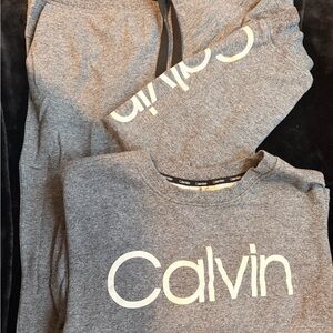 Calvin Klein Gray Matching Set